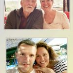 Dani&egrave;le et Chritian Cabri&egrave;s, les propri&eacute;taires du g&icirc;te familial "Le grand Marronnier" &agrave; St Pierre Toirac (46) et Estelle (leur fille) accompagn&eacute;e de Julien (leur gendre) qui les aident durant la saison.